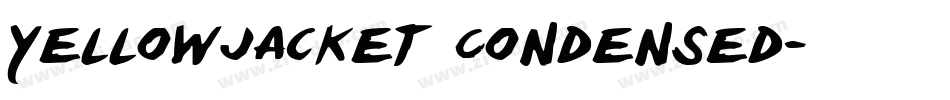 Yellowjacket Condensed字体转换